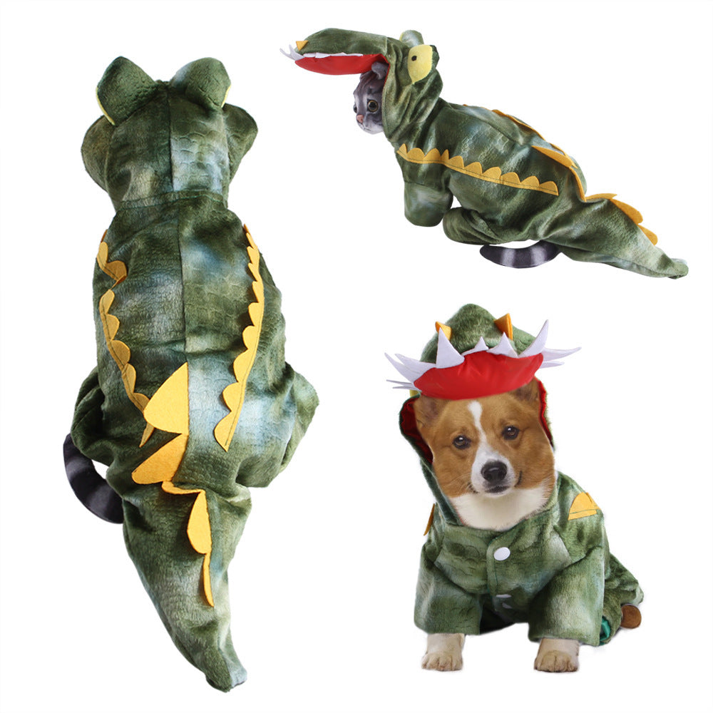JMT-313738 Coral Velvet Cartoon Dog Clothing in Various Animal Designs for Small to Extra-Large Breeds