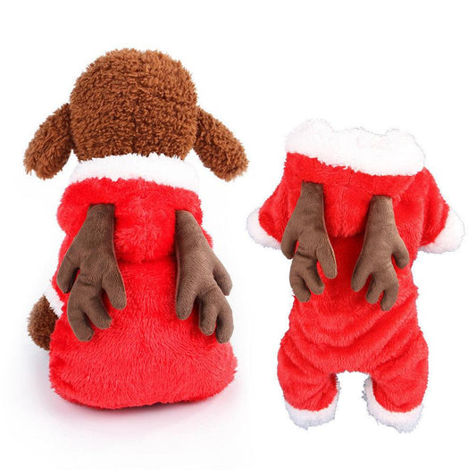 JMT-313738 Coral Velvet Cartoon Dog Clothing in Various Animal Designs for Small to Extra-Large Breeds