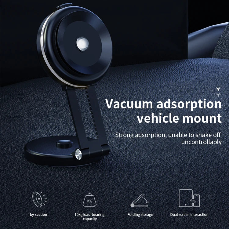 JMT-313930 360 Degree Rotating Wireless Car Phone Holder with 10W Fast Charging and Vacuum Suction Mount