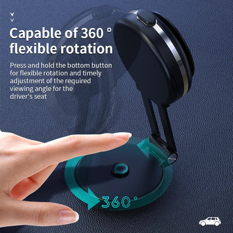 JMT-313930 360 Degree Rotating Wireless Car Phone Holder with 10W Fast Charging and Vacuum Suction Mount