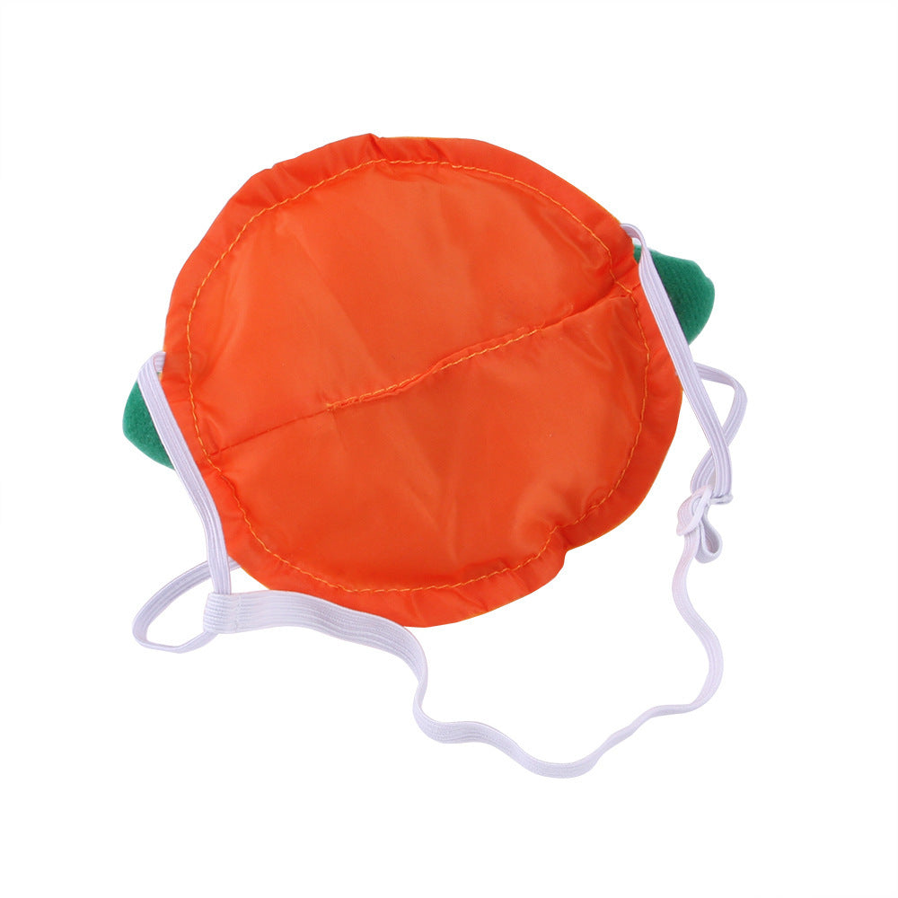 JMT-313930 Pet Green Leaf Pumpkin Hat for Pets – Decorative Cloth Headgear