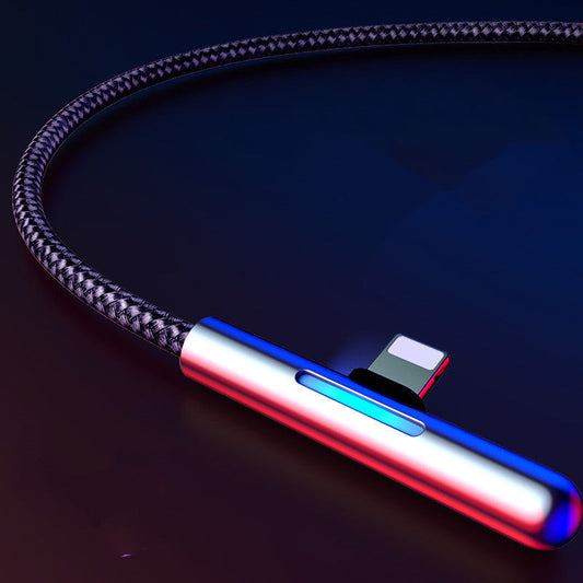 JMT-314442 Baseus 2m Elbow Design Data Cable for iPhone 8 and XS, Compatible Mobile Gaming Accessory