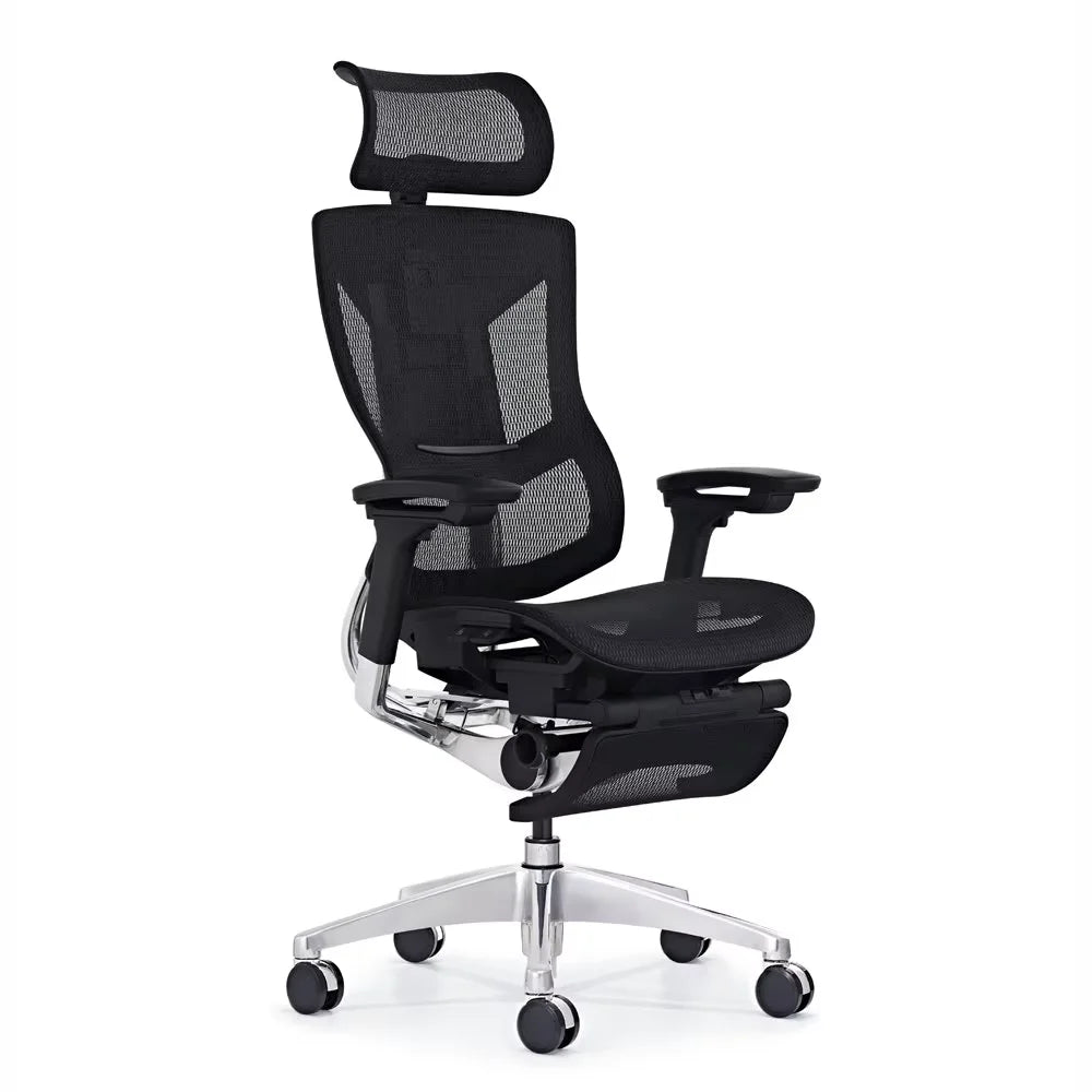 JMT-314570 Ergonomic Adjustable High Back Mesh Office Chair with 4D Armrests and Footrest