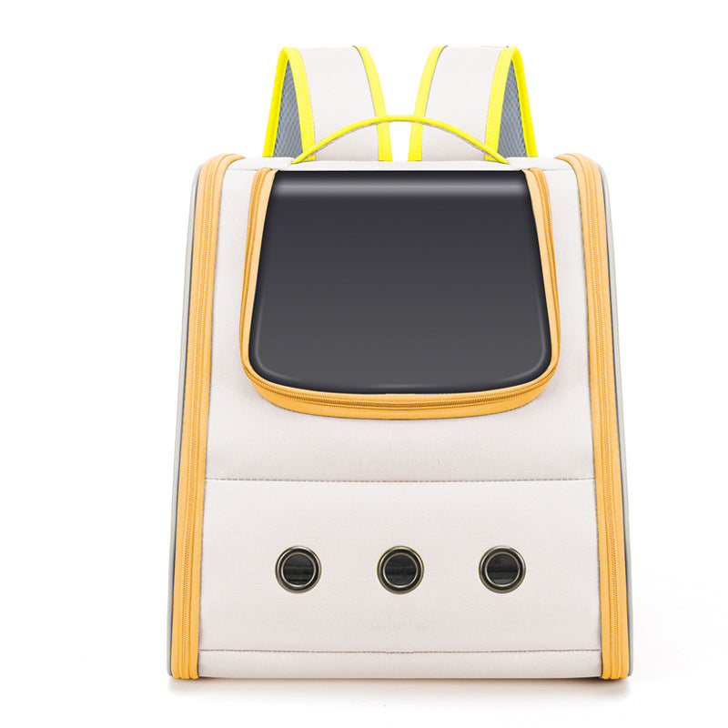 JMT-314762 Outdoor Portable Canvas Pet Carrier Backpack for Cats and Dogs