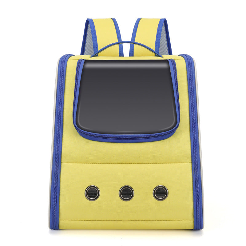 JMT-314762 Outdoor Portable Canvas Pet Carrier Backpack for Cats and Dogs