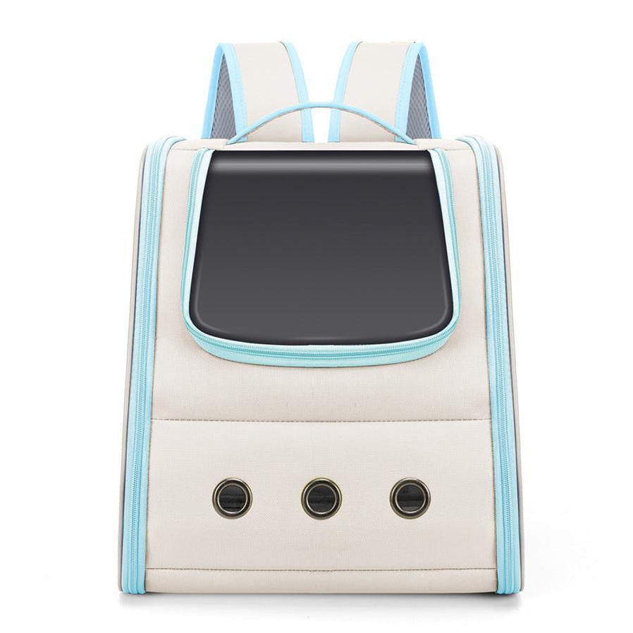 JMT-314762 Outdoor Portable Canvas Pet Carrier Backpack for Cats and Dogs