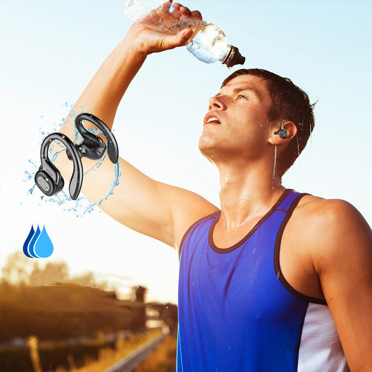JMT-314762 Wireless Ear-Hook Sports Headphones with Charging Case, Bluetooth V5.0, 40mAh Battery, 4-5 Hours Playtime