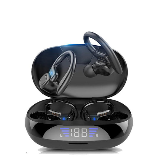 JMT-314762 Wireless Ear-Hook Sports Headphones with Charging Case, Bluetooth V5.0, 40mAh Battery, 4-5 Hours Playtime