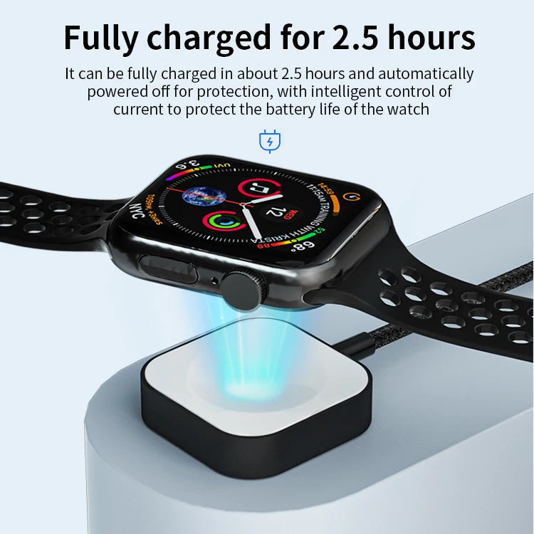 JMT-315082 Portable Qi Wireless Charger for Apple Watch - Magnetic Fast Charging Cable for Smartwatches