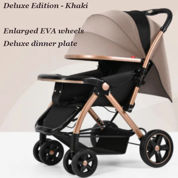 JMT-315274 Deluxe Baby Stroller with Enlarged EVA Wheels and Dining Tray