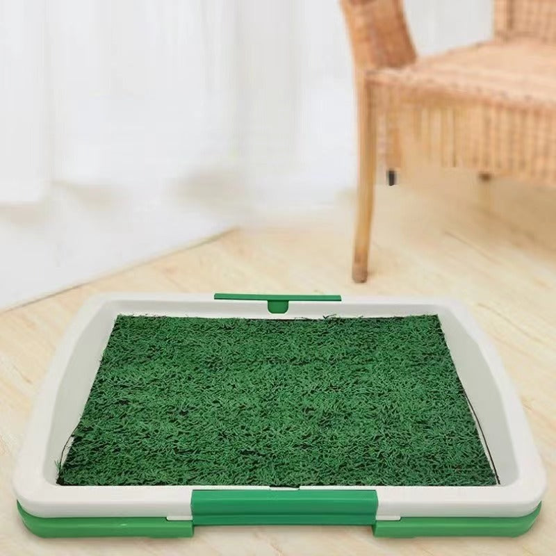 JMT-315402 Indoor Dog Grass Toilet - Three-Layer Potty Training Tray for Puppies