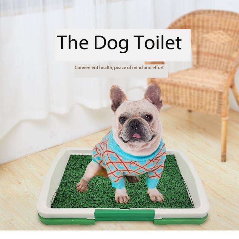 JMT-315402 Indoor Dog Grass Toilet - Three-Layer Potty Training Tray for Puppies