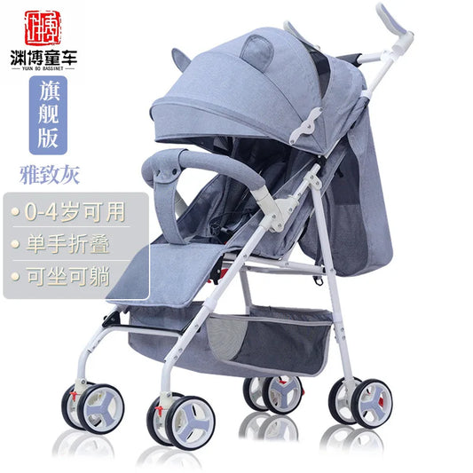 JMT-315594 Two-Way Baby Stroller with Cotton Fabric for Ages 6 Months to 3 Years