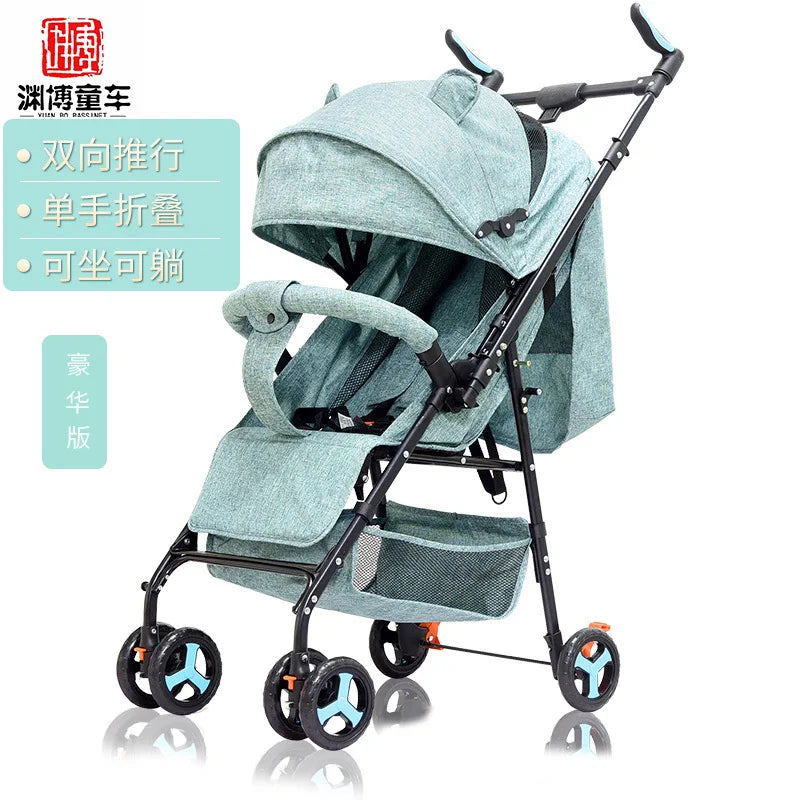 JMT-315594 Two-Way Baby Stroller with Cotton Fabric for Ages 6 Months to 3 Years
