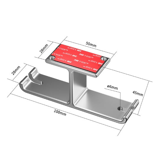 JMT-315594 Under-Desk Headphone Mount for Organized Storage of Headphones and Accessories