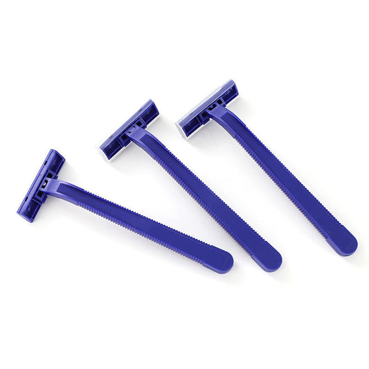 JMT-315658 Blue Stainless Steel Three-layer Disposable Razor for Men