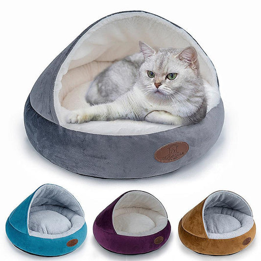 JMT-315722 Creative Warm Pet Nest for Small Dogs and Cats – Soft and Hard Top Options Available in Various Colors and Sizes