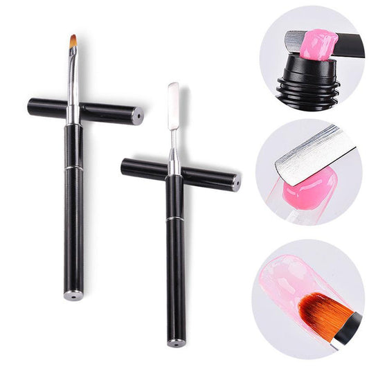 JMT-315850 Phototherapy Pen for Poly Gel Nails with 9mm Brush Bristles