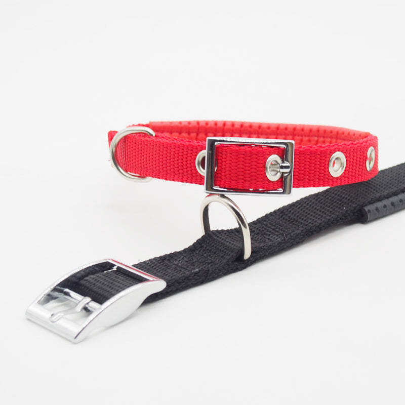 JMT-315914 Reflective Nylon Webbing Dog Collars for Medium and Large Dogs - Durable and Adjustable Sizes