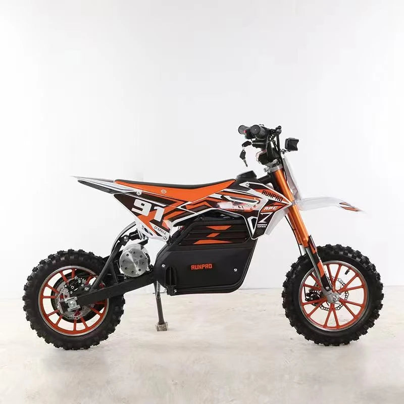JMT-316170 1200W Electric Moto Dirt Bike with 48V 20Ah Lithium Battery and 12-Inch Tires for Kids and Adults , Top Speed 27.9 mph