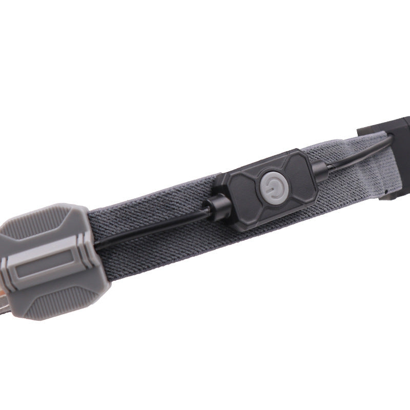 JMT-316362 Portable COB LED Headlight with Red Light Warning, 300 Lumens, Waterproof, Rechargeable Battery, 3 Modes