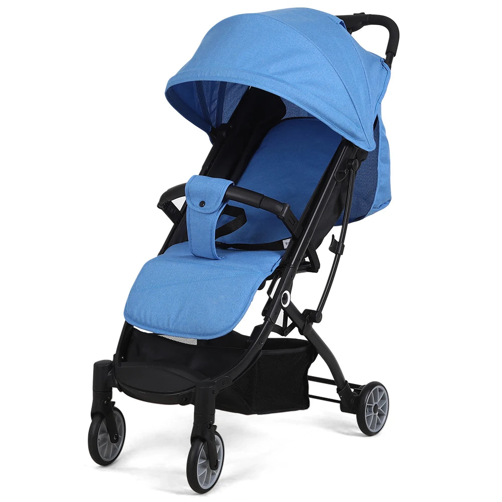 JMT-316426 Lightweight Multifunctional One-Hand Folding Stroller with Steel Frame for Easy Baby Transport