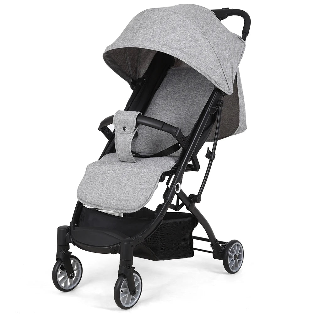 JMT-316426 Lightweight Multifunctional One-Hand Folding Stroller with Steel Frame for Easy Baby Transport