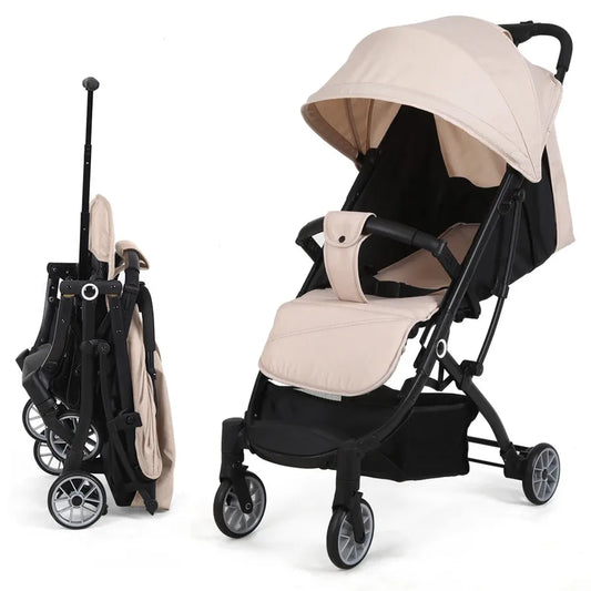 JMT-316426 Lightweight Multifunctional One-Hand Folding Stroller with Steel Frame for Easy Baby Transport