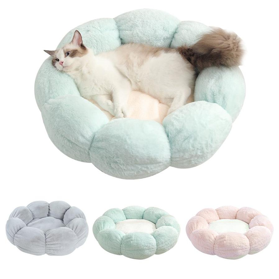 JMT-316874 Warm Wool-Like Cat Litter with High Resilience Thermal Cotton Filling