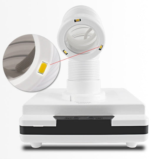 JMT-316874 White Japanese Manicure Vacuum Cleaner with Strong Suction, ABS Plastic, Compact Size 195x210x70mm