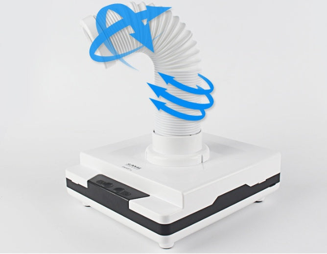 JMT-316874 White Japanese Manicure Vacuum Cleaner with Strong Suction, ABS Plastic, Compact Size 195x210x70mm