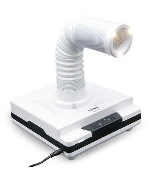 JMT-316874 White Japanese Manicure Vacuum Cleaner with Strong Suction, ABS Plastic, Compact Size 195x210x70mm