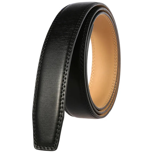 JMT-317322 Men's 3.1CM Automatic Leather Belt with Adjustable Buckle - Model LY31-3351