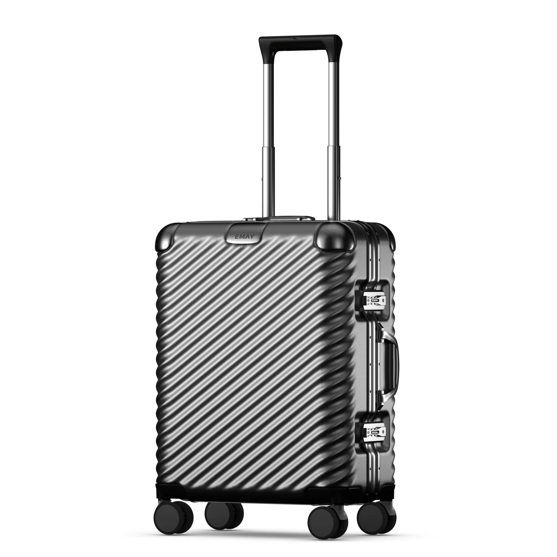 JMT-317450 Lightweight Aluminium Frame PC Carry-On Trolley Case Travel Suitcase Set