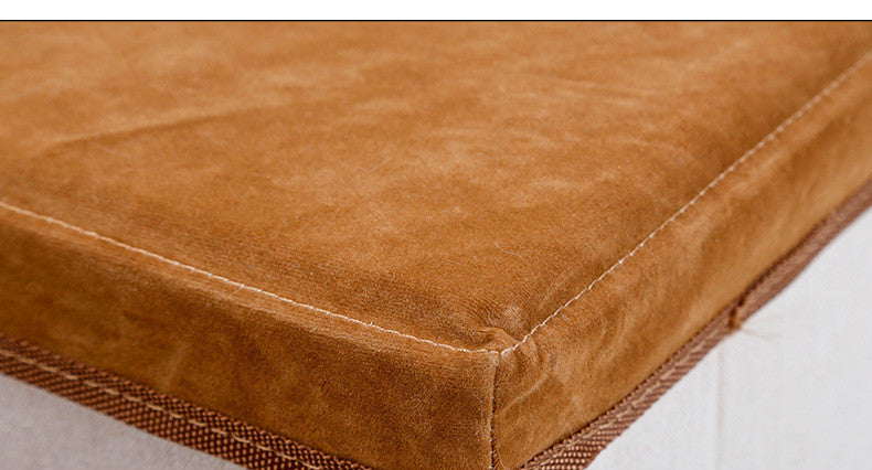 JMT-317578 Foldable Brown Storage Stairs for Pets - Durable Flannel and Cotton, Supports Up to 25KG, Includes Storage Box