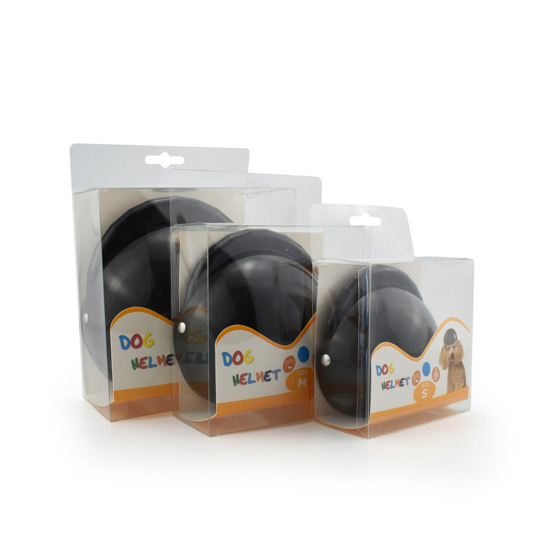 JMT-317706 PET Monochrome Helmet and Glasses Set for Dogs and Cats - Adjustable S/M/L Sizes