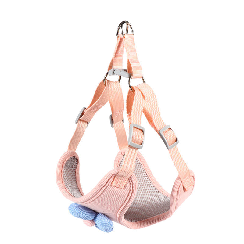 JMT-317898 Breathable Mesh Dog Harness with Reflective Strips and Quick Release Buckle for Small to Large Dogs