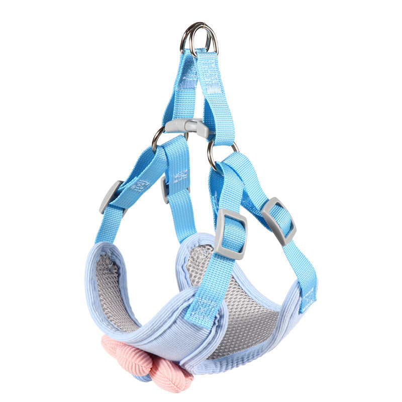 JMT-317898 Breathable Mesh Dog Harness with Reflective Strips and Quick Release Buckle for Small to Large Dogs