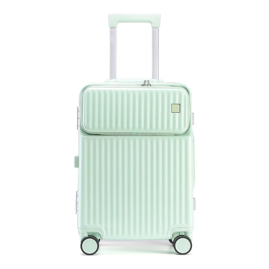 JMT-318282 Elegant 100% PC Cabin Suitcase with Built-in TSA Lock in Soft Macaron Colours