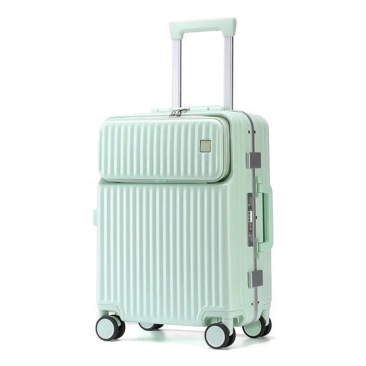 JMT-318282 Elegant 100% PC Cabin Suitcase with Built-in TSA Lock in Soft Macaron Colours