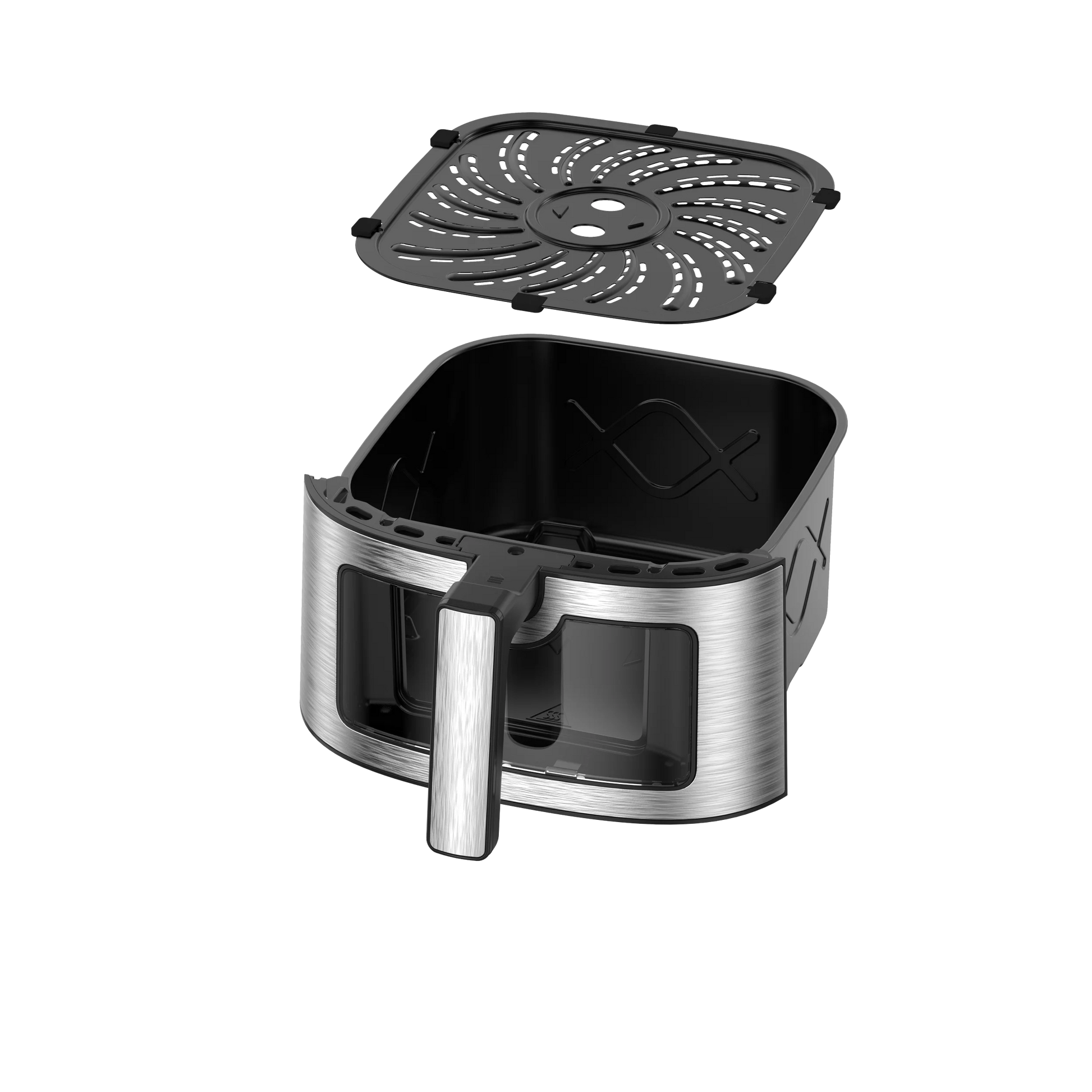 JMT-318474 6L Touch Screen Air Fryer with Stainless Steel Nonstick Basket - Versatile Oil-Free Cooking Machine