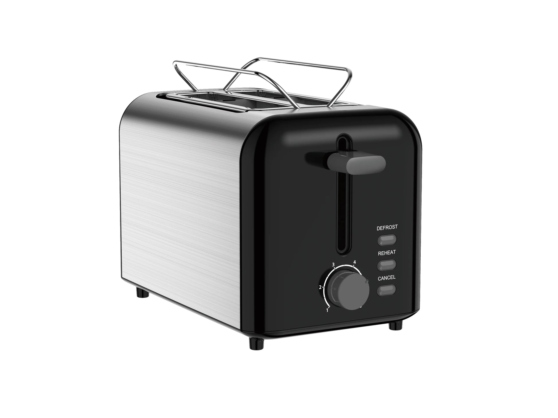 JMT-318666 Automatic Pop-Up Toaster for 2 Slices - Household Kitchen Appliance