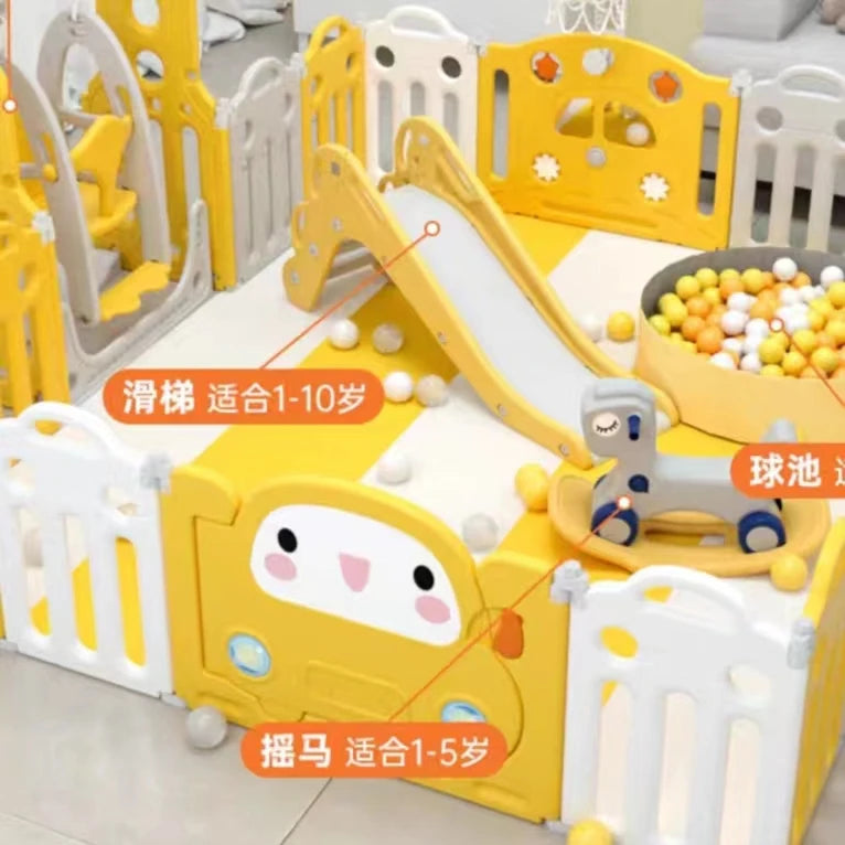 JMT-318666 Quality Ground Protective Plastic Playpen for Baby with Safe and Durable Design