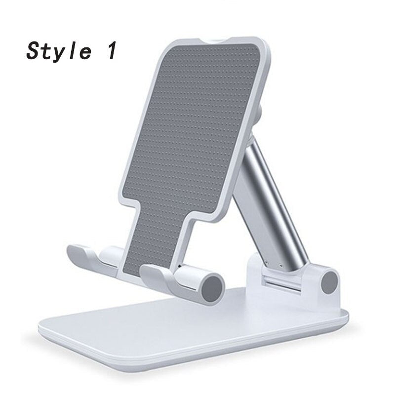 JMT-318730 Adjustable Metal Tablet and Phone Stand Holder for iPhone and iPad - Foldable, Anti-Skid Design