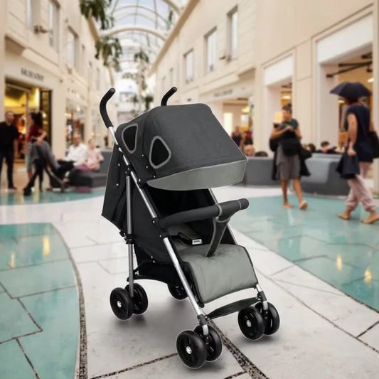JMT-318858 Adjustable Stroller with Sunshade and Breathable Net for Indoor and Outdoor Use