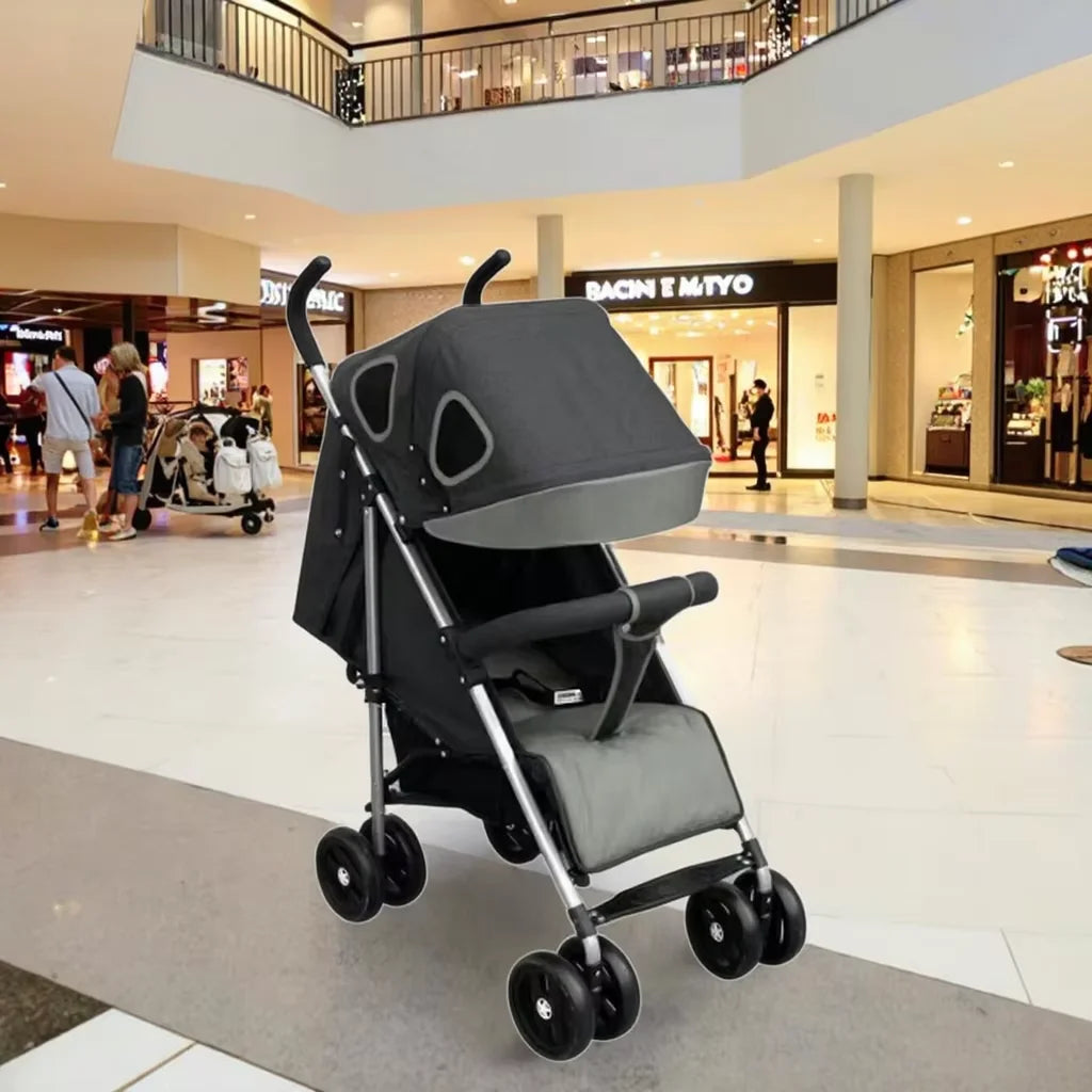 JMT-318858 Adjustable Stroller with Sunshade and Breathable Net for Indoor and Outdoor Use