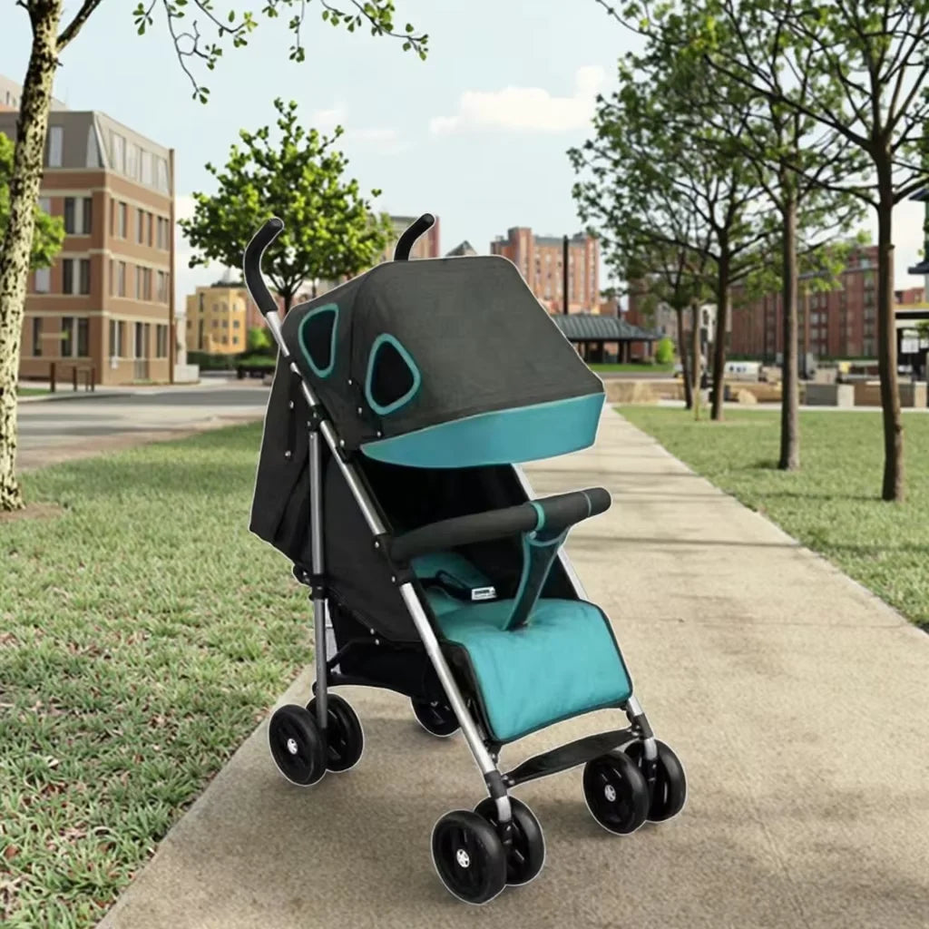JMT-318858 Adjustable Stroller with Sunshade and Breathable Net for Indoor and Outdoor Use