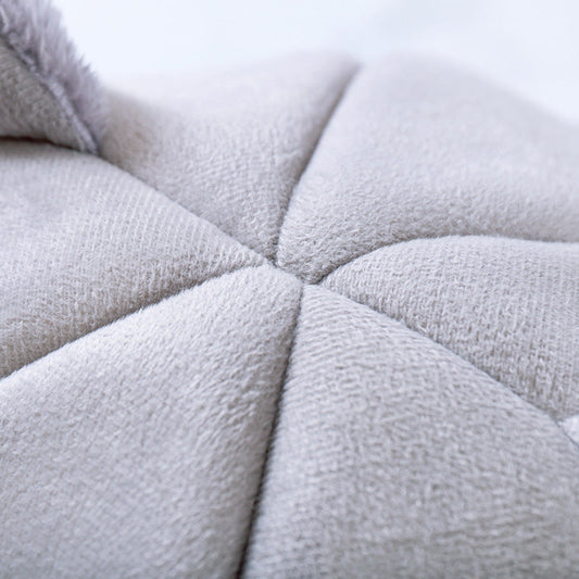 JMT-319178 Cozy Semi-Enclosed Pet Nest with Soft Plush and Supportive Padding