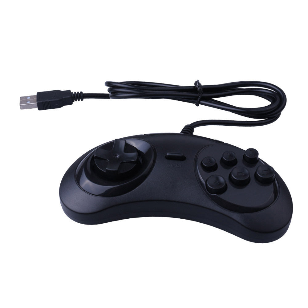JMT-319178 Sega USB PC Game Controller with 1.8m Cable - Black, Model SG002-BL-1PCS