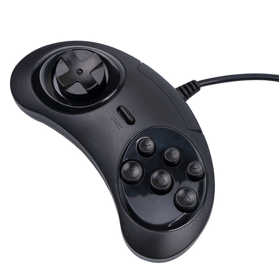 JMT-319178 Sega USB PC Game Controller with 1.8m Cable - Black, Model SG002-BL-1PCS